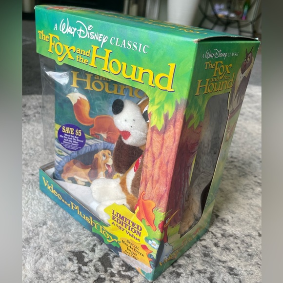 Disney Rare Limited Edition The Fox and the Hound. First Time On Video, Sealed! - Picture 3 of 12